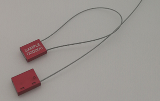 Colored Pull Tight Retractable Metal Cable Trailer Seals for Oil-tanker And Shipping C-168